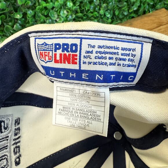 Vintage NFL Dallas Cowboys Reebok Pro Line Authentic Adjustable Hat Cap - Picture 9 of 9